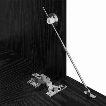 TV-Möbel-Set 9 pcs Schwarze Eiche 100 x 30 x 30,5 cm