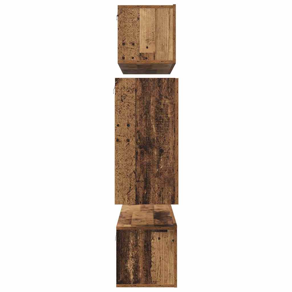 TV-Möbel-Set 6 pcs Altholz 80 x 30 x 30 cm Holzwerkstoff