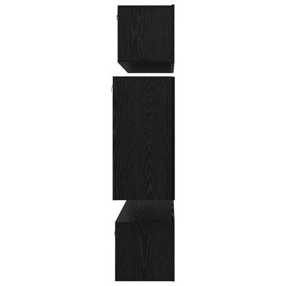 TV-Möbel-Set 6 pcs Schwarze Eiche 80 x 30 x 30 cm Holzwerkstoff