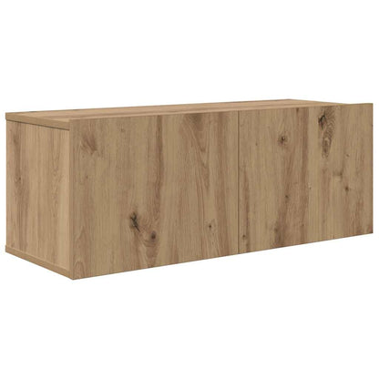 TV-Möbel-Set 4 pcs Eiche handwerklich 80 x 30 x 30 cm