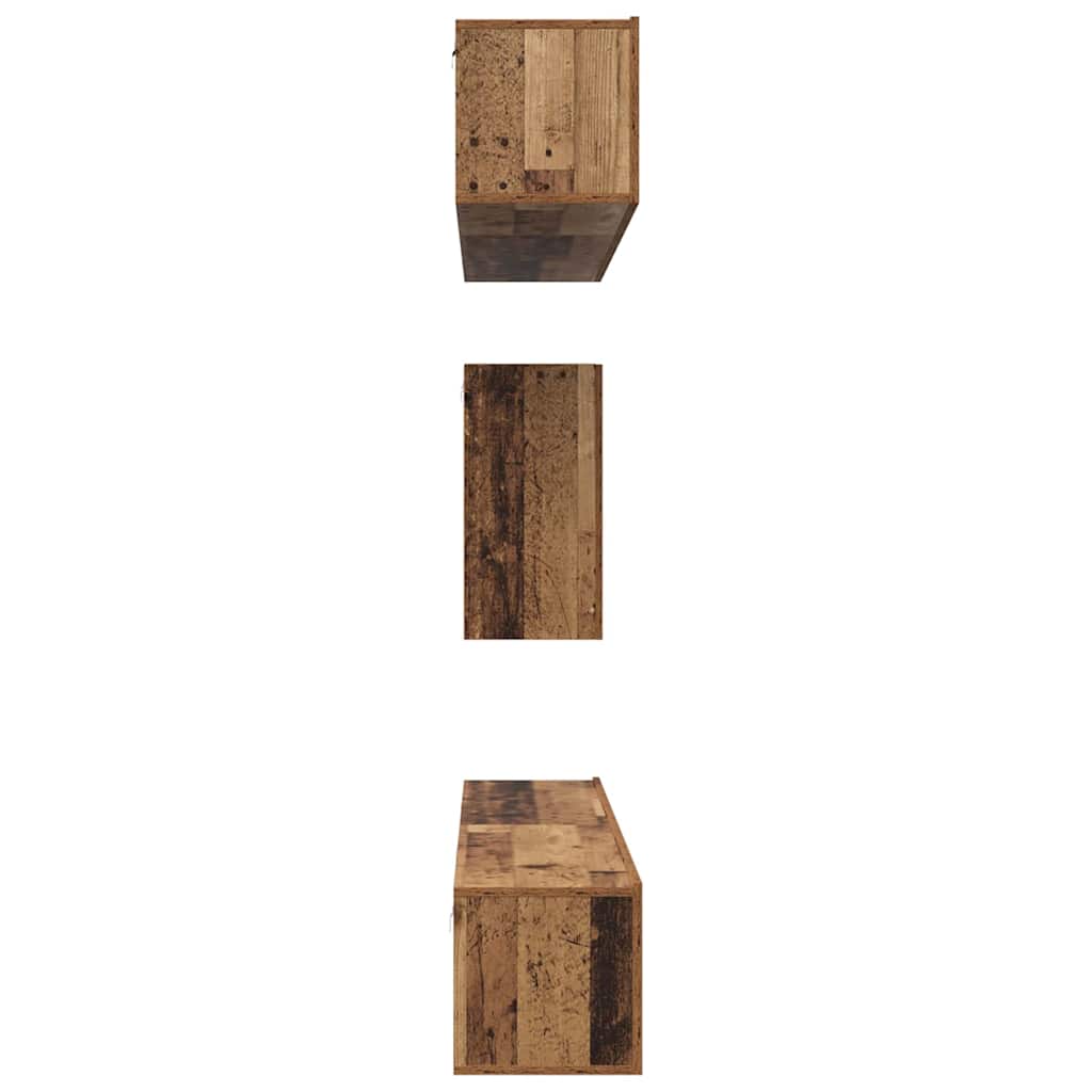 TV-Möbel-Set 6 pcs Altholz 100 x 30 x 30 cm Holzwerkstoff