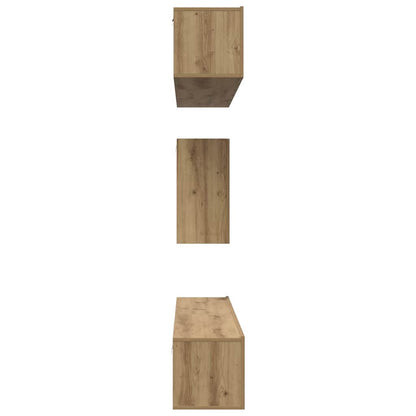 TV-Möbel-Set 6 pcs Eiche handwerklich 100 x 30 x 30 cm