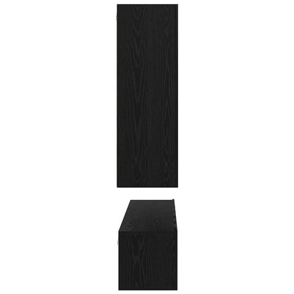 TV-Möbel-Set 5 pcs Schwarze Eiche Mittel 30,5 x 30 x 90 cm