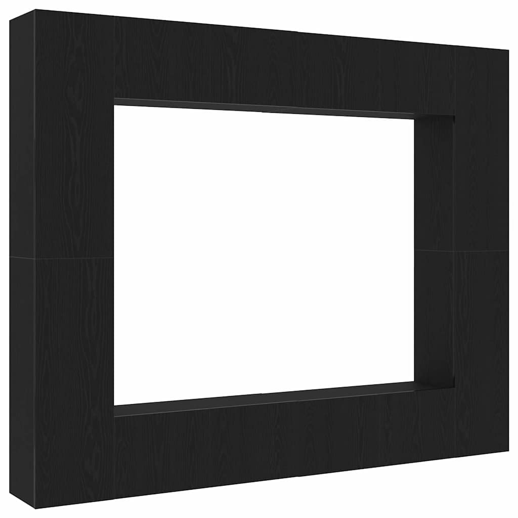 TV-Schränk 8 pcs Schwarz 221 x 30 x 180 cm Holzwerkstoff