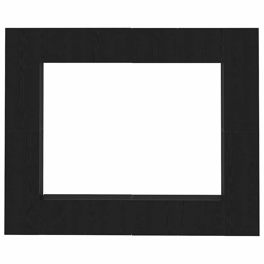 TV-Schränk 8 pcs Schwarz 221 x 30 x 180 cm Holzwerkstoff