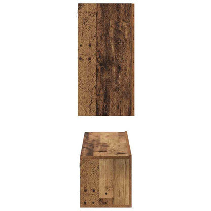 TV-Möbel-Set 4 pcs Altholz 30,5 x 30 x 60 cm Holzwerkstoff
