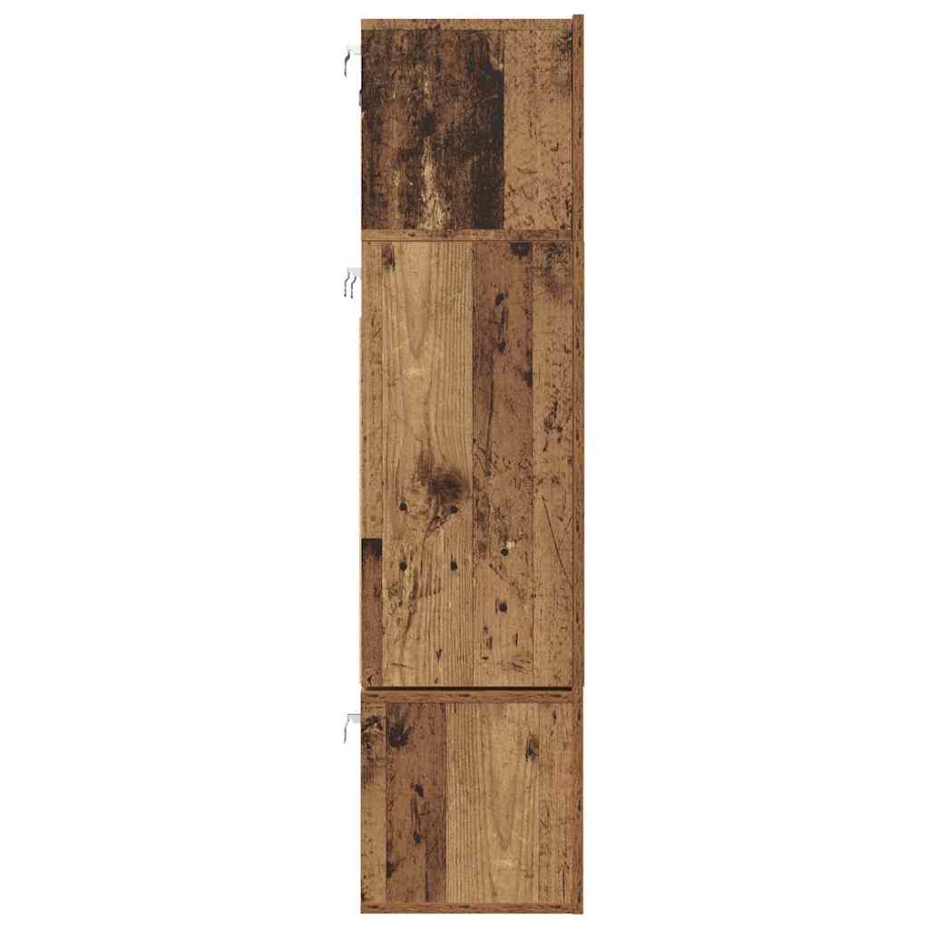 TV-Möbel-Set 6 pcs Altholz 80 x 30 x 30 cm Holzwerkstoff