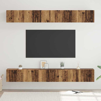 TV-Möbel-Set 6 pcs Altholz 80 x 30 x 30 cm Holzwerkstoff