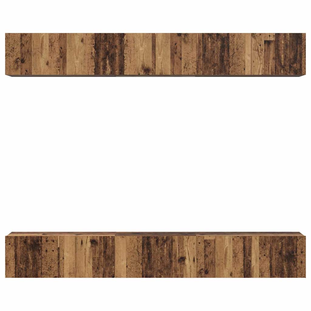 TV-Möbel-Set 6 pcs Altholz 80 x 30 x 30 cm Holzwerkstoff