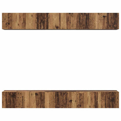 TV-Möbel-Set 6 pcs Altholz 80 x 30 x 30 cm Holzwerkstoff