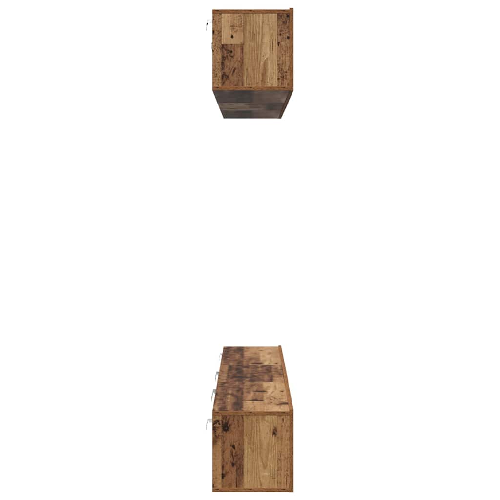 TV-Möbel-Set 6 pcs Altholz 80 x 30 x 30 cm Holzwerkstoff