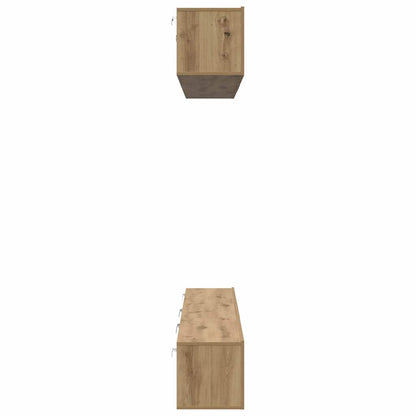 TV-Möbel-Set 6 pcs Eiche handwerklich 80 x 30 x 30 cm