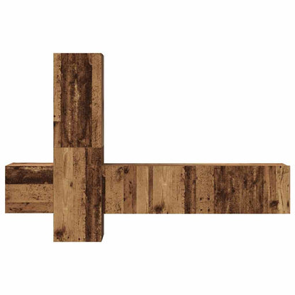 TV-Möbel-Set 5 pcs Altholz 181 x 30 x 120 cm Holzwerkstoff