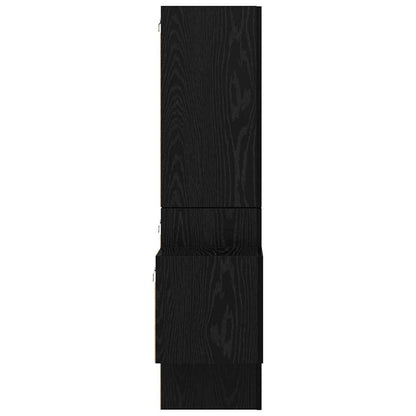TV-Möbel-Set 5 pcs Schwarze Eiche 181 x 30 x 120 cm