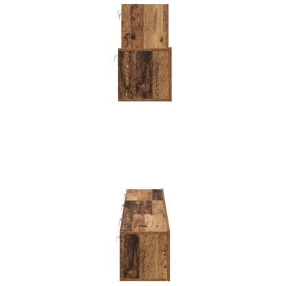 TV-Möbel-Set 7 pcs Altholz 60 x 30 x 30 cm Holzwerkstoff
