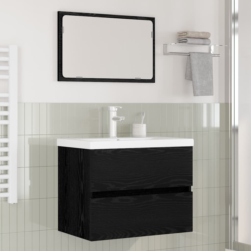 Badezimmermöbel Set 3 pcs Artisan-Eiche 60 x 38.5 x 45 cm