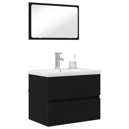 Badezimmermöbel Set 3 pcs Artisan-Eiche 60 x 38.5 x 45 cm