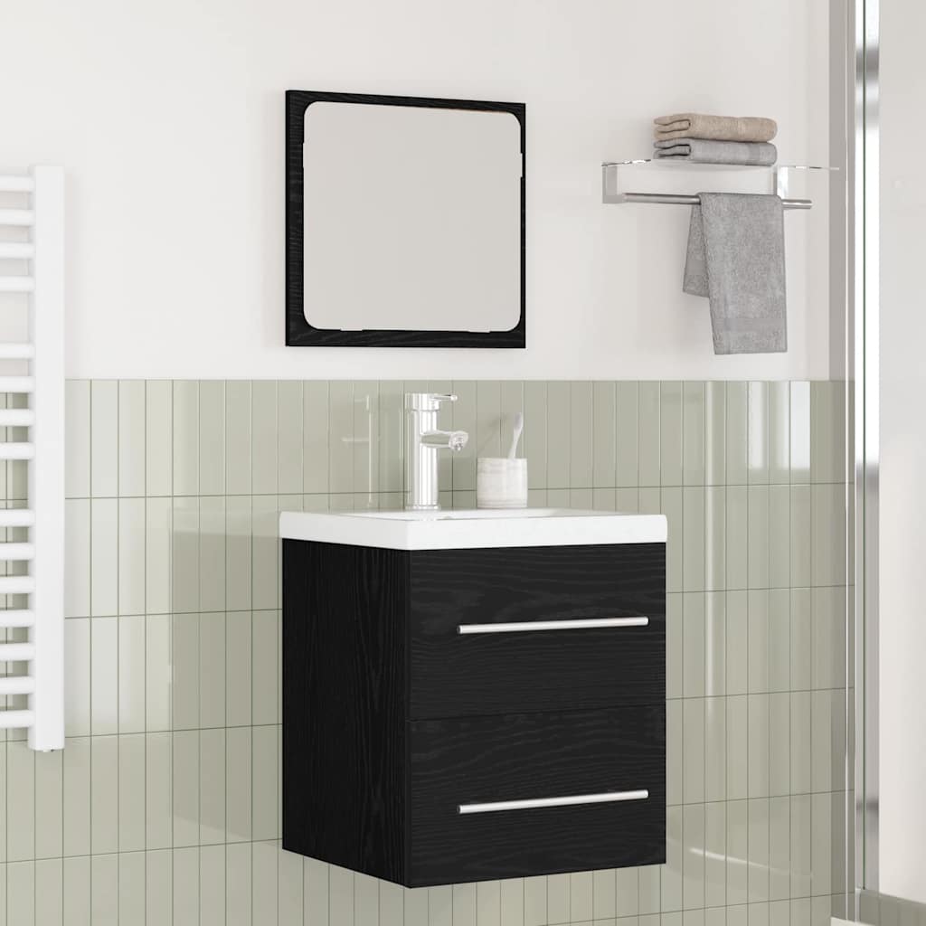 Badezimmermöbel Set 2 pcs Artisan-Eiche Holzwerkstoff