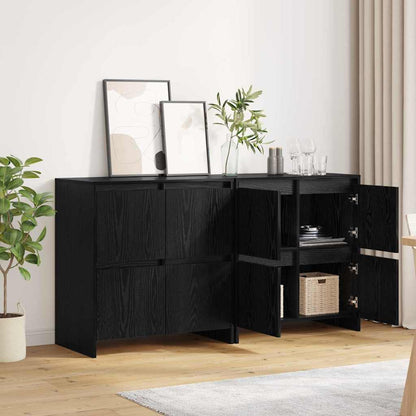 Sideboards 2 pcs Schwarze Eiche 70 x 41 x 75 cm Holzwerkstoff
