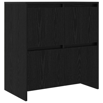 Sideboards 2 pcs Schwarze Eiche 70 x 41 x 75 cm Holzwerkstoff