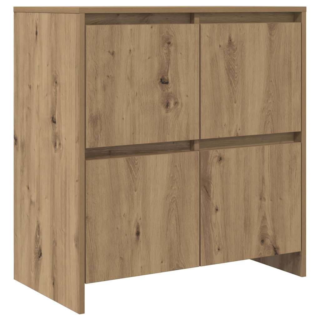 Sideboards 2 pcs Eiche handwerklich 70 x 41 x 75 cm