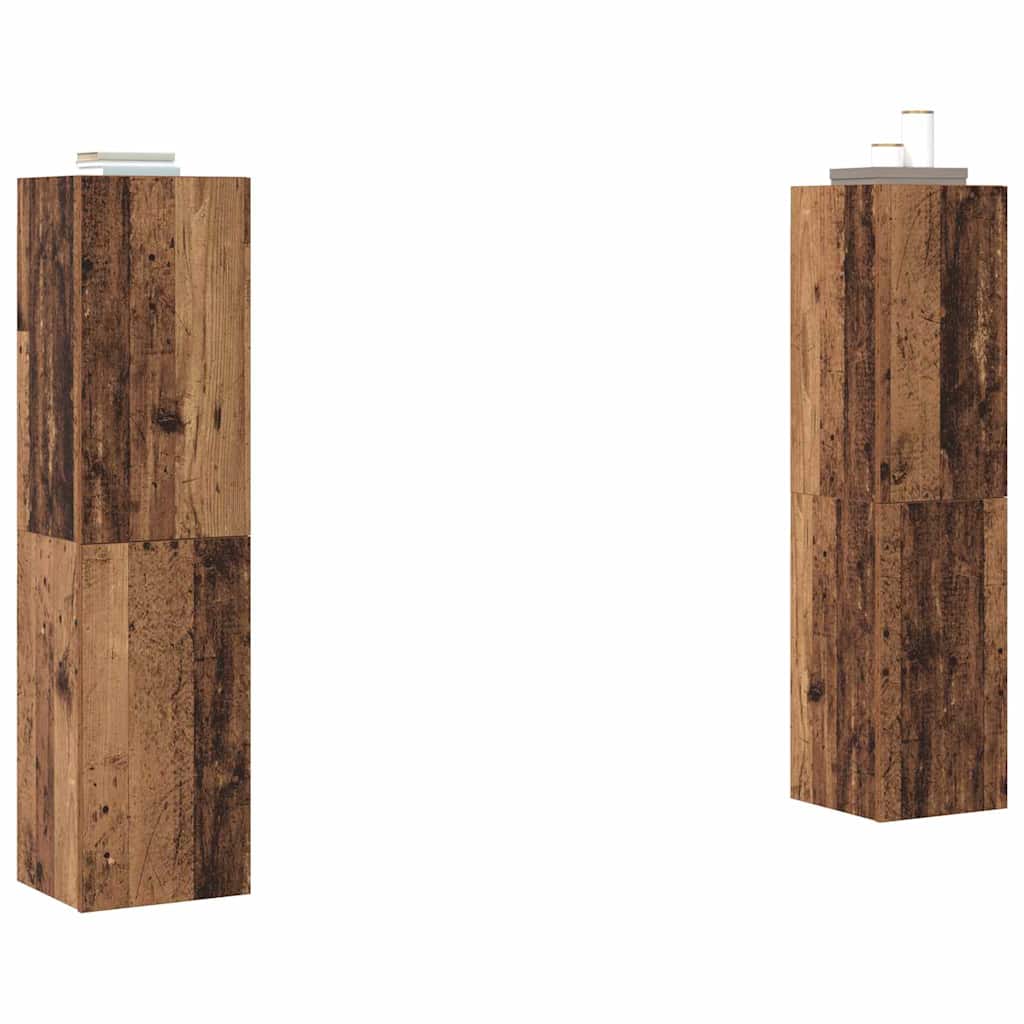 TV-Möbel-Set 4 pcs Altholz 30,5 x 30 x 60 cm Holzwerkstoff