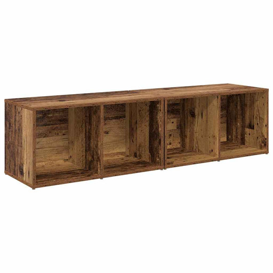 TV-Möbel-Set 2 pcs Altholz Holzwerkstoff
