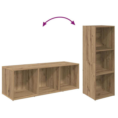 TV-Schränk 4 pcs Eiche handwerklich 37 x 35 x 107.5 cm