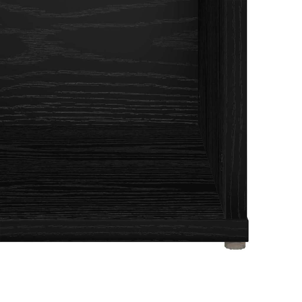 TV-Möbel-Set 4 pcs Schwarze Eiche 37 x 35 x 72 cm Holzwerkstoff