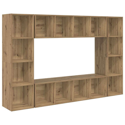 TV-Schränk 4 pcs Braun 37 x 37 x 142,5 cm Holzwerkstoff