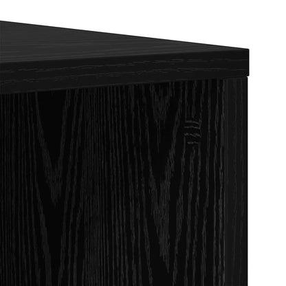 TV-Möbel-Set 2 pcs Schwarze Eiche 107 x 35 x 37 cm