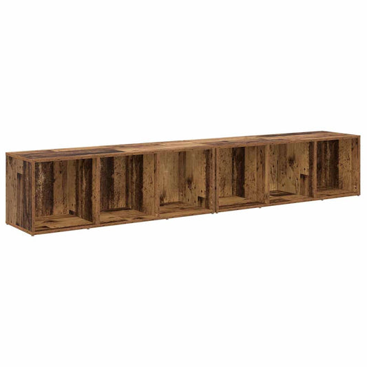 TV-Möbel-Set 2 pcs Altholz Holzwerkstoff