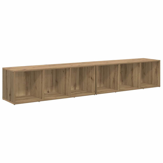 TV-Möbel-Set 2 pcs Artisan Eiche Holzwerkstoff