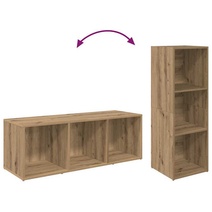 TV-Möbel-Set 2 pcs Artisan Eiche Holzwerkstoff