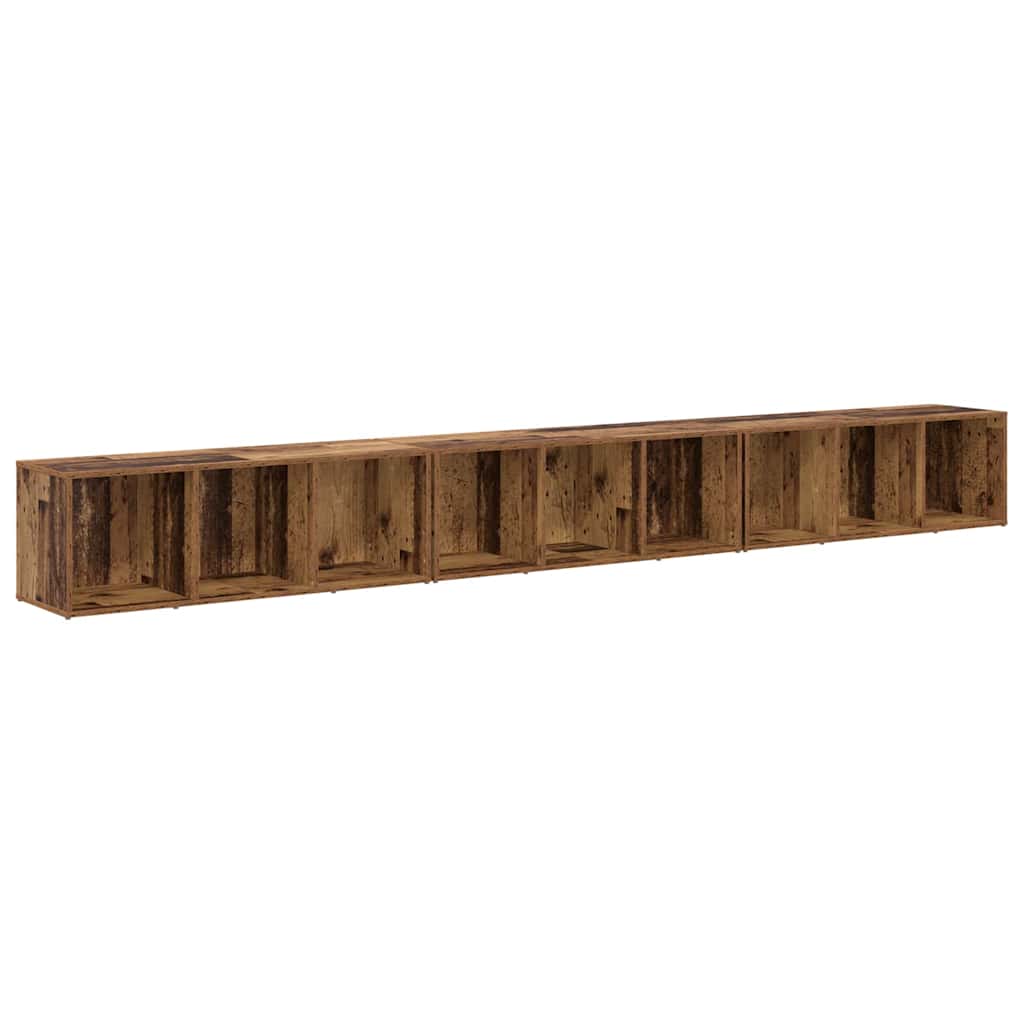 TV-Schränk 3 pcs Altholz 37 x 35 x 107.5 cm Ingenieuholz