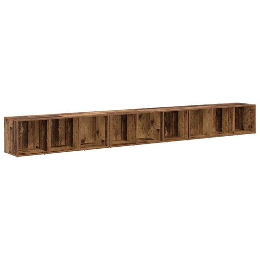 TV-Schränk 3 pcs Altholz 37 x 35 x 107.5 cm Ingenieuholz