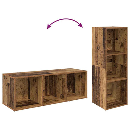 TV-Schränk 3 pcs Altholz 37 x 35 x 107.5 cm Ingenieuholz