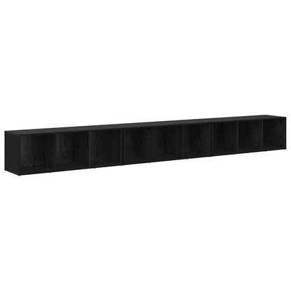 TV-Schränk 3 pcs Schwarze Eiche 37 x 35 x 107.5 cm Ingenieuholz