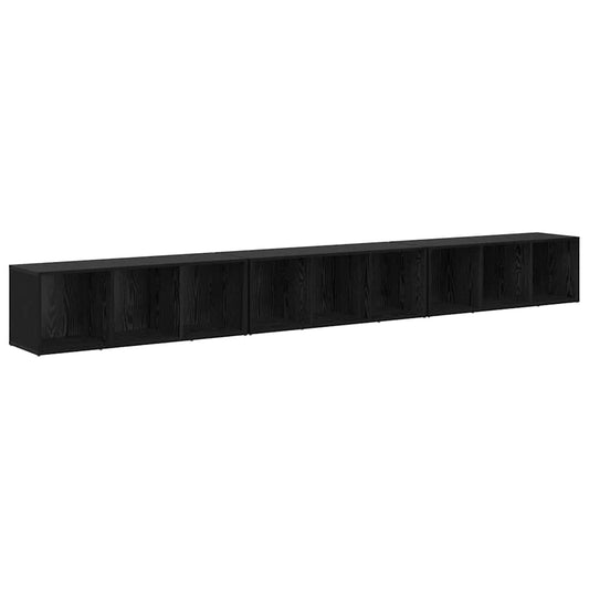 TV-Schränk 3 pcs Schwarze Eiche 37 x 35 x 107.5 cm Ingenieuholz