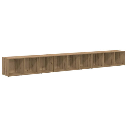 TV-Schränk 3 pcs Eiche handwerklich 37 x 35 x 107.5 cm