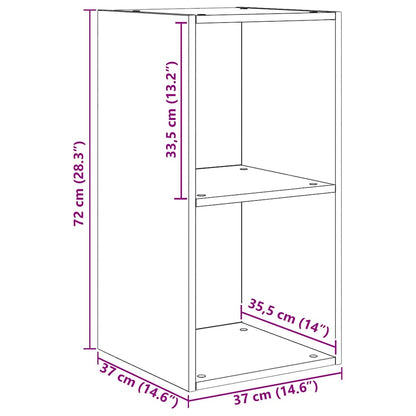Wand TV Schrank 4 pcs Handwerklich gefertigter Eichenholz