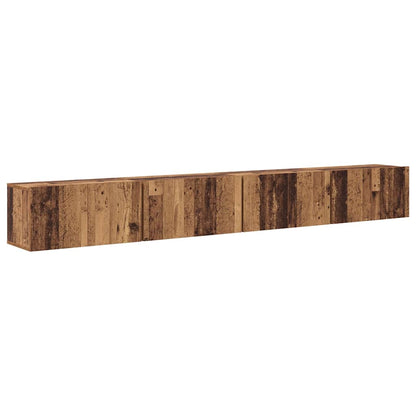 TV-Möbel-Set 4 pcs Altholz 60 x 30 x 30 cm Holzwerkstoff
