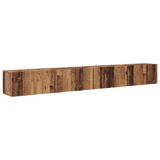 TV-Möbel-Set 4 pcs Altholz 60 x 30 x 30 cm Holzwerkstoff