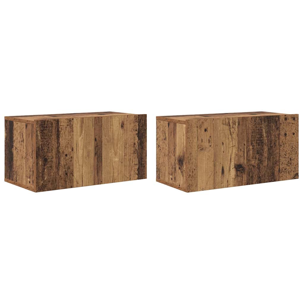 TV-Möbel-Set 4 pcs Altholz 60 x 30 x 30 cm Holzwerkstoff