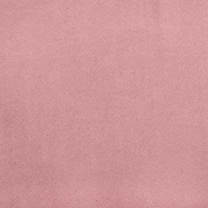 Eckbettgestell mit Kopfteil Rosa 90 cm x 200 cm Stoff