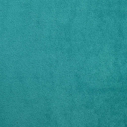 Eckbettgestell mit Kopfteil Türkis 100 cm x 200 cm Stoff