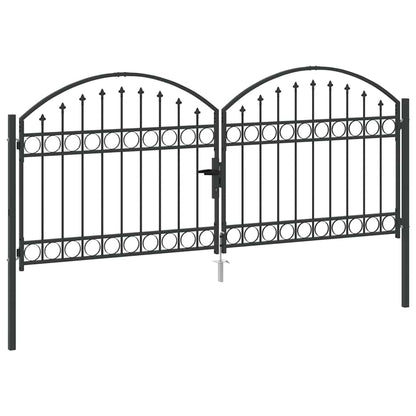 Zaun tor Sonstiges Grau 300 x 125 cm Stahl
