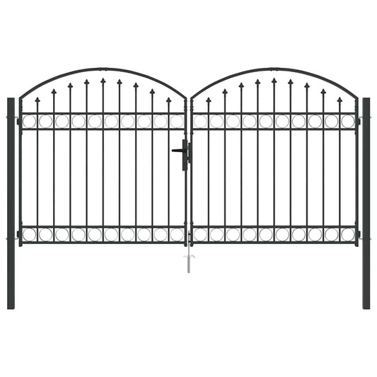 Zaun tor Sonstiges Grau 300 x 150 cm Stahl