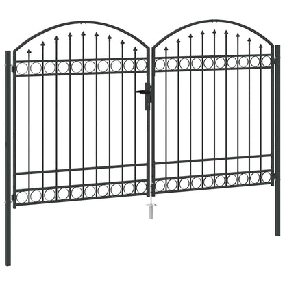 Zaun tor Sonstiges Grau 300 x 175 cm Stahl