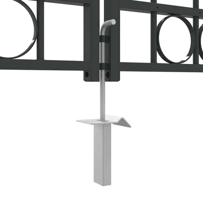Zaun tor Sonstiges Grau 400 x 200 cm Stahl